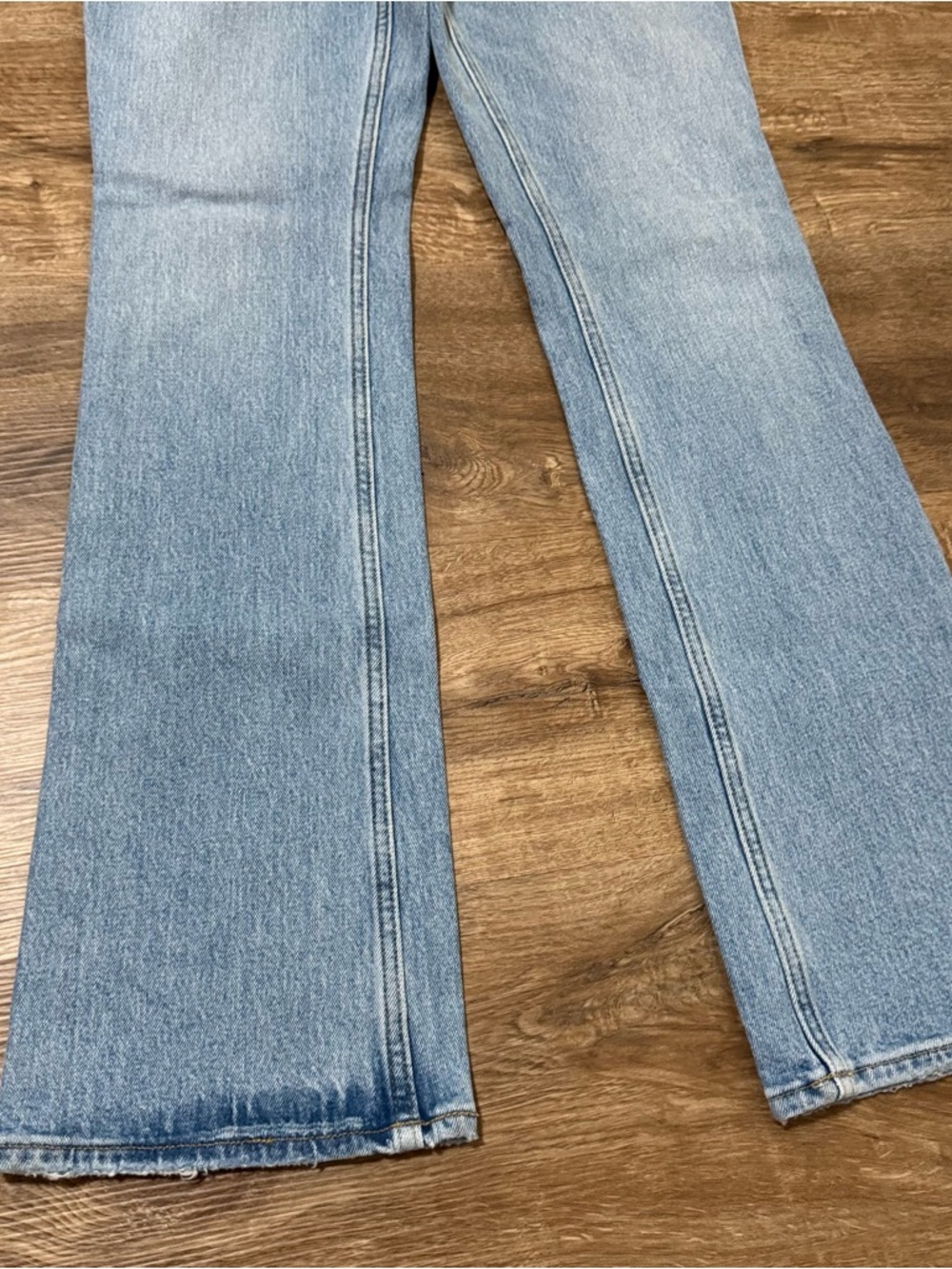 Abercrombie High Rise 70s Vintage Flare Curve Love Bootcut Jean Sz 0/25 - Picture 5 of 8